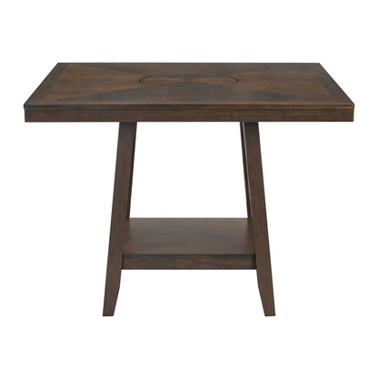 Seneca - Square Counter Table With Lazy Susan