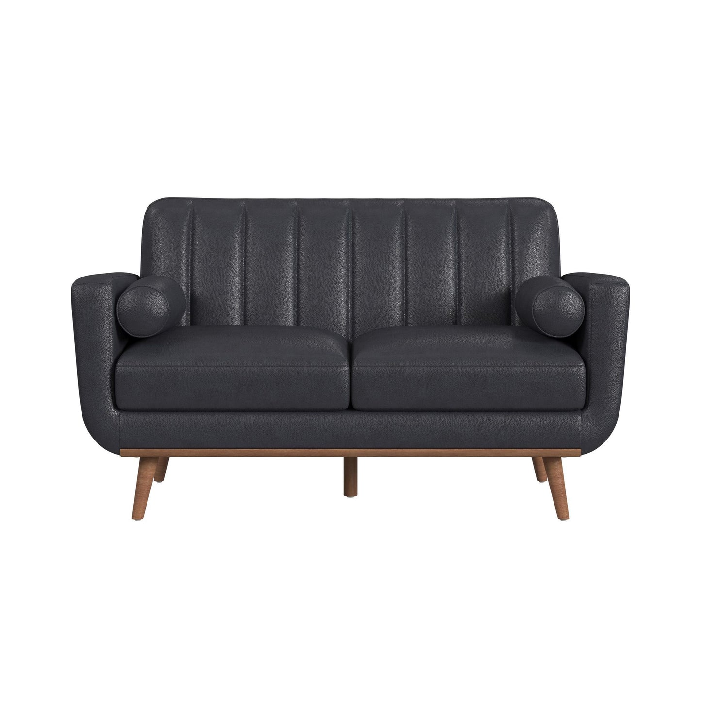 Horizon - Loveseat With Wood Front 2 Pillows