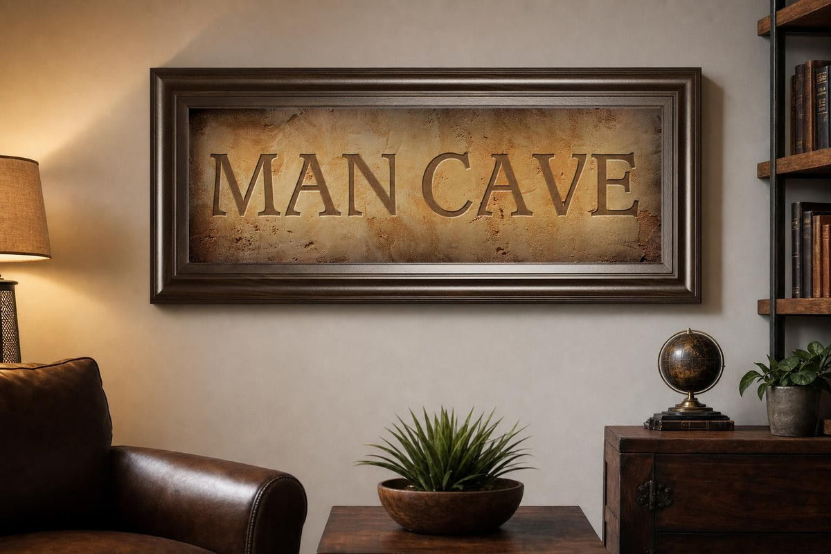 18x42 Man Cave By John Jones - Light Brown