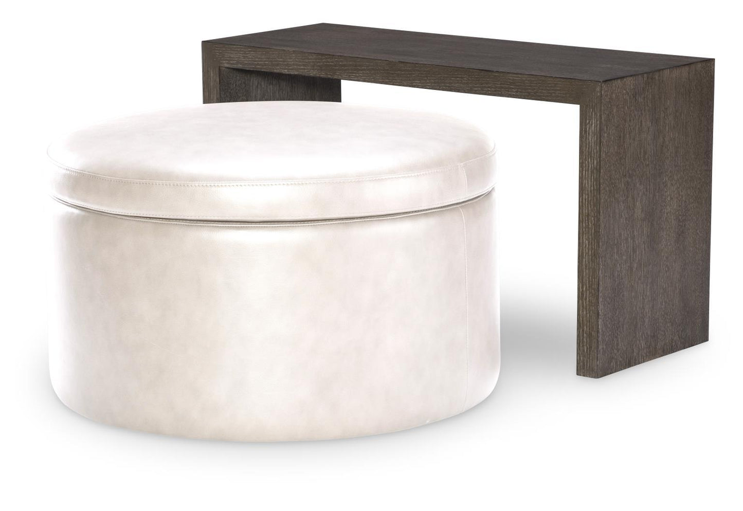 Luna Ravello - Swivel Ottoman On Casters