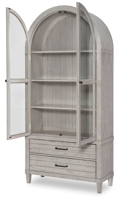 Belhaven - Complete Display Cabinet - Pearl Silver