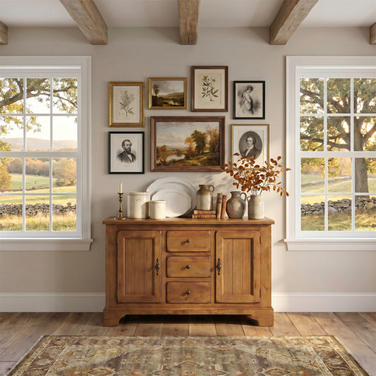 Treasures - Buffet - Rustic Oak