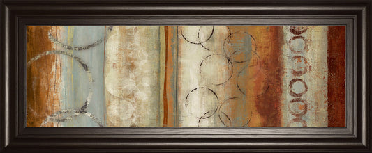Juncture I By Tom Reeves - Framed Print Wall Art - Light Brown