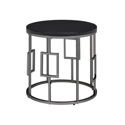 Ester - Round End Table - Chrome