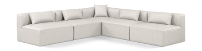 Cube - 5 Piece Modular Corner Armless Sectional