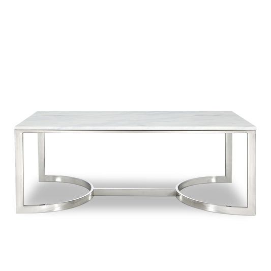 Copley - Coffee Table - Pearl Silver