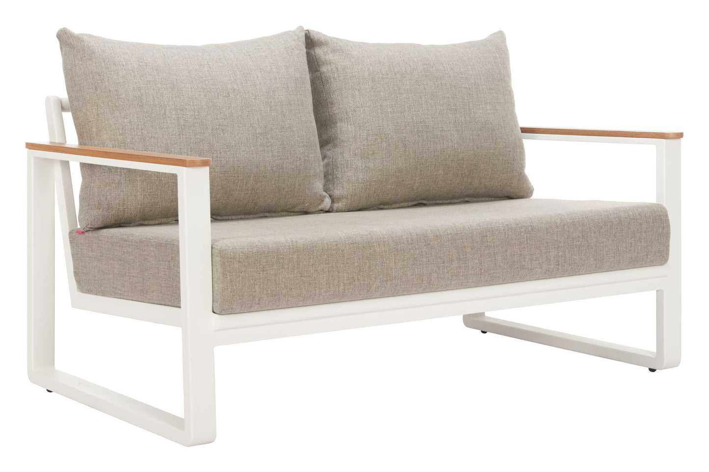 Welt - Outdoor Sofa - Taupe / White