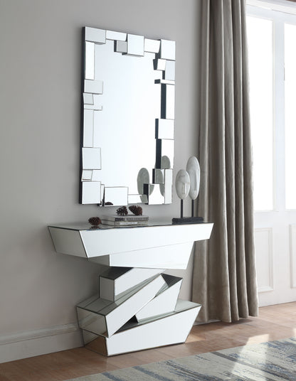 Jade - Console Table - Pearl Silver