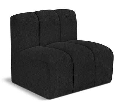 Arc - Boucle Fabric Straight Chair