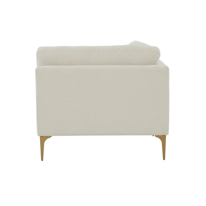 Serena - Velvet Armless Chair