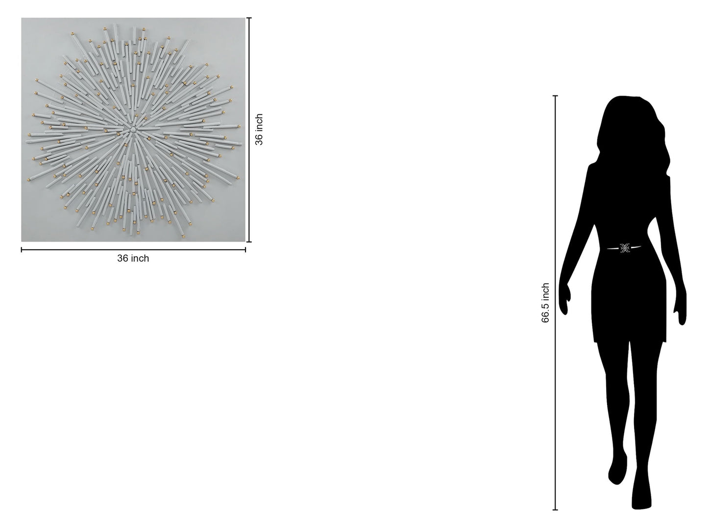 Radiant Lattice - 36" x 36" Framed Wall Art