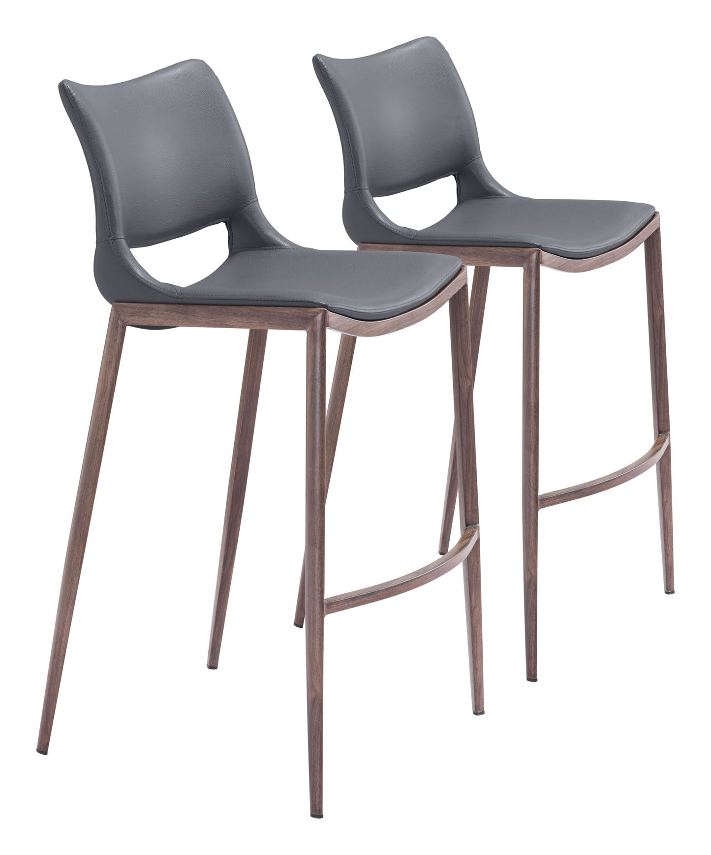 Ace - Bar Chair With Walnut Legs (Set of 2)