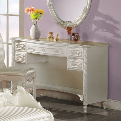 Pearl - Writing Desk - Pearl White