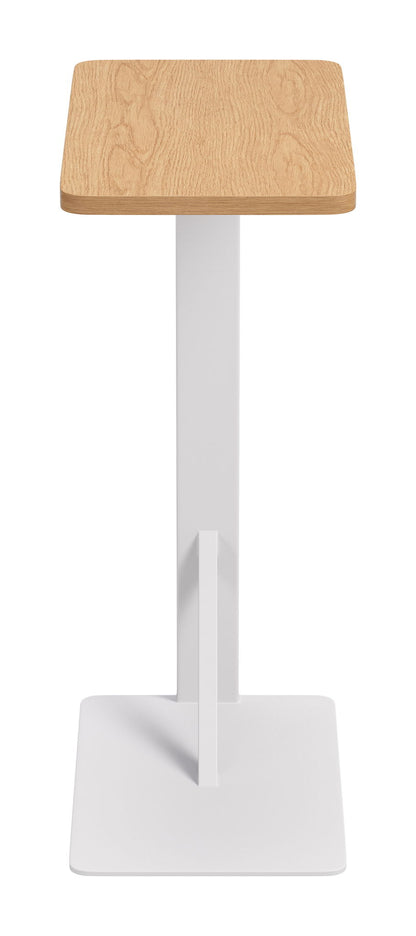 Pebble - Side Table - Light Brown / White