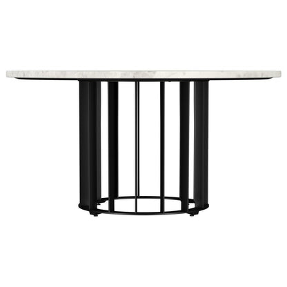 Haven - Round Genuine White Marble Top Table