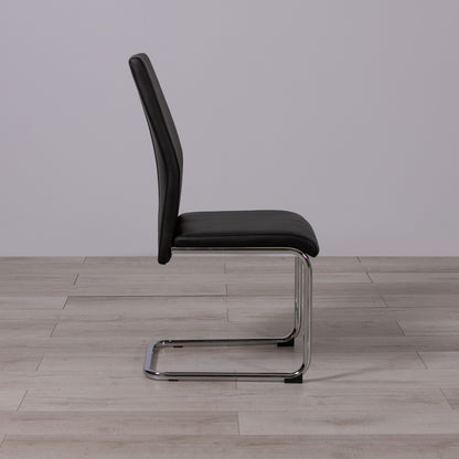 D41 - Dining Chair Leatherette - Black