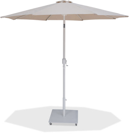 Fiji - Aluminum Patio Umbrella With Square White Base