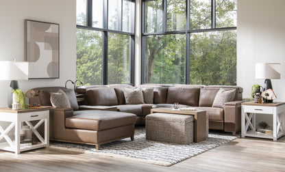 Solana - RAF P2 Recliner - Positano Clay / Warm Oak