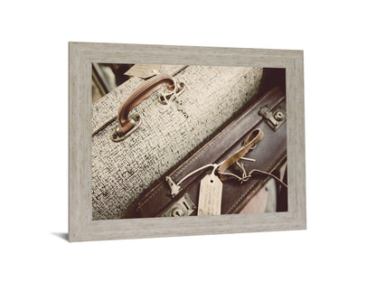 Suitcase Tags - 28" x 34" Framed Wall Art