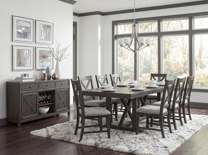 Briarwood - Complete Trestle Table - Sable