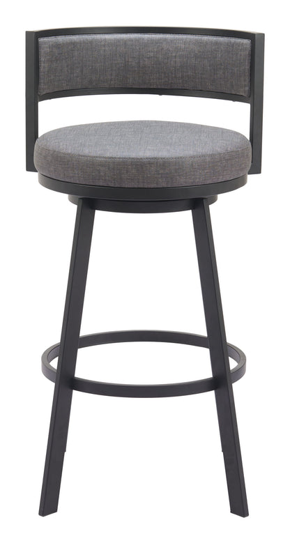 Gimsby - Swivel Barstool - Gray