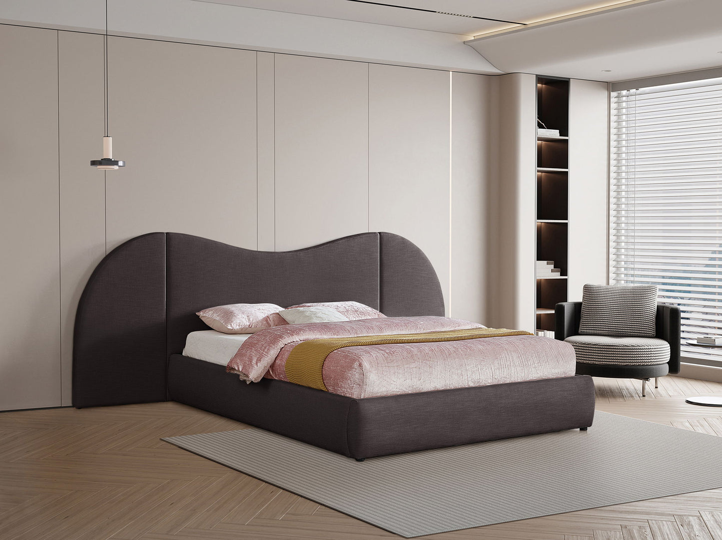 Everest - Linen Fabric Bed