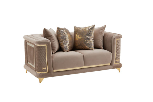 Kate - Loveseat - Mauve