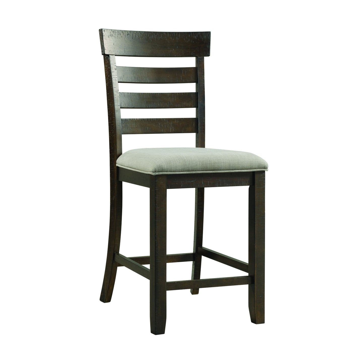 Colorado - Counter Side Chair With Cushion Seat (Set of 2) - Charcoal