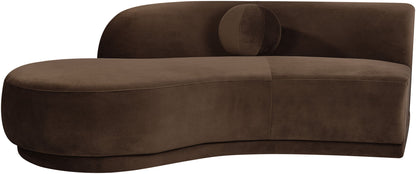 Avra - 86" Velvet Performance Fabric Upholstered Sofa