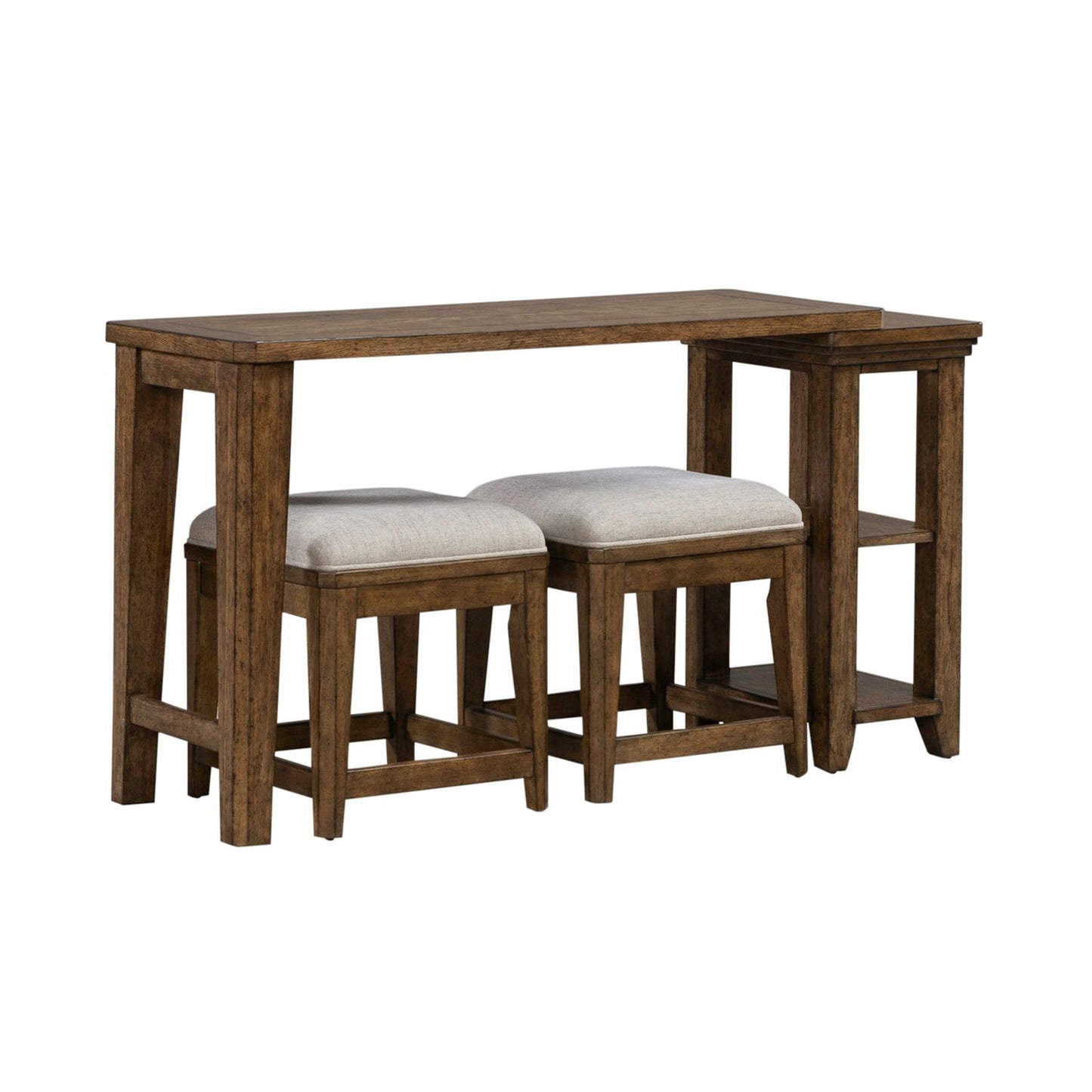 Carolina Park - 3 Piece Console Set - Brown