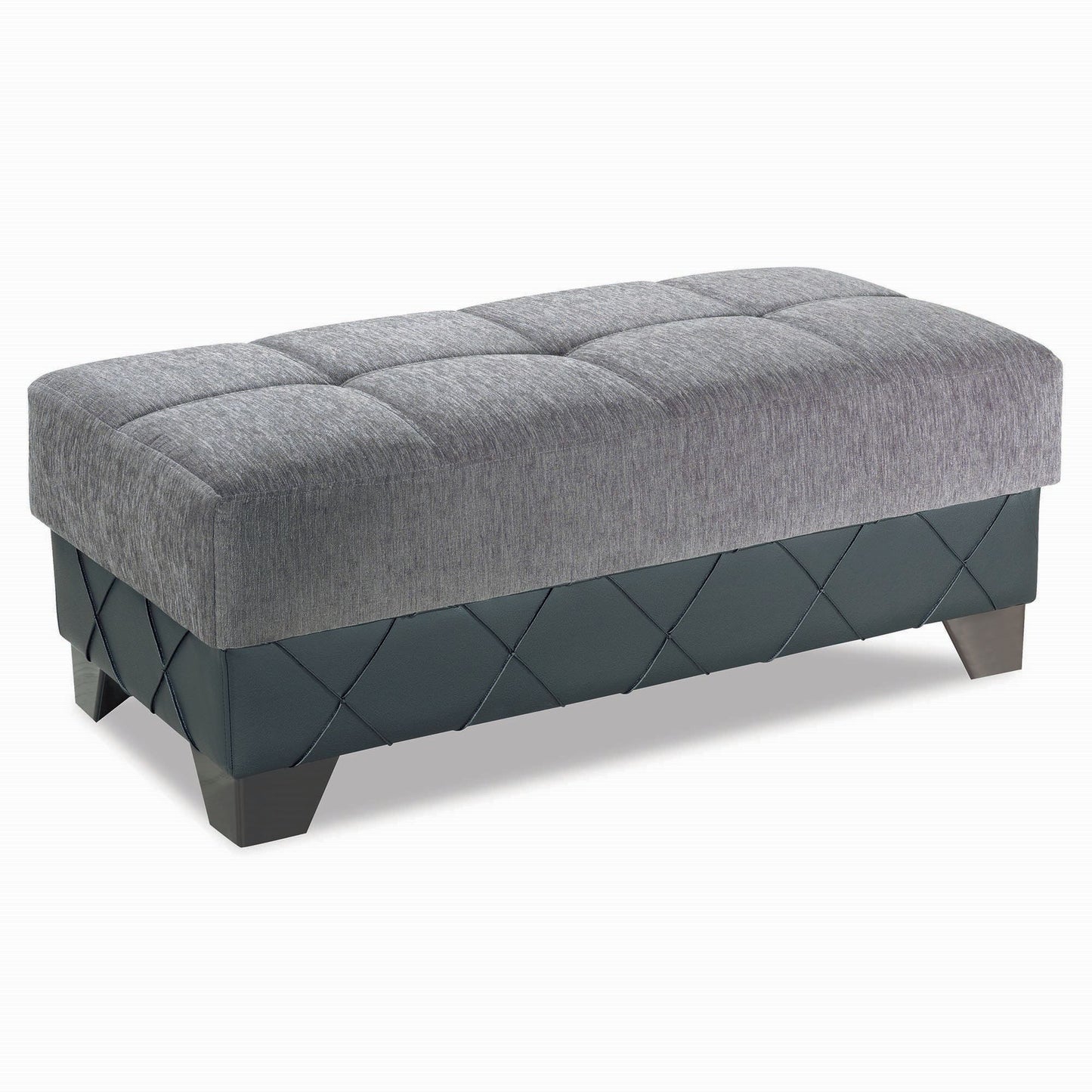 Ottomanson Molina - Upholstered Convertible Ottoman With Storage