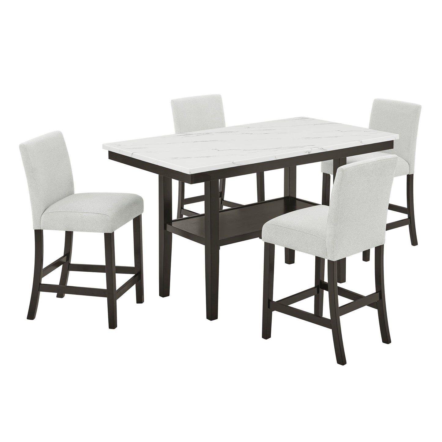 Carissa - Rectangle Counter Dining Set