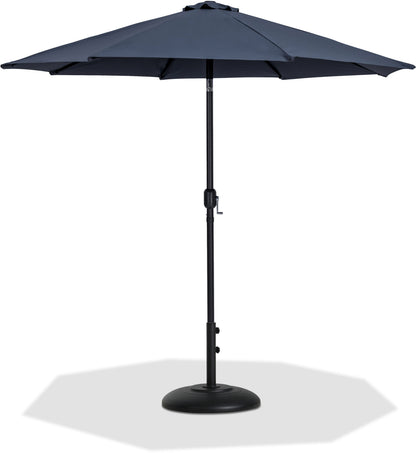 Fiji - Aluminum Patio Umbrella With Round Black Base