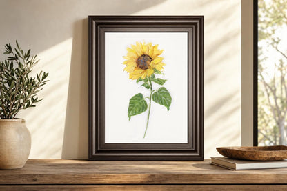 22x26 Sunflower II By Sally Swatland - Yellow