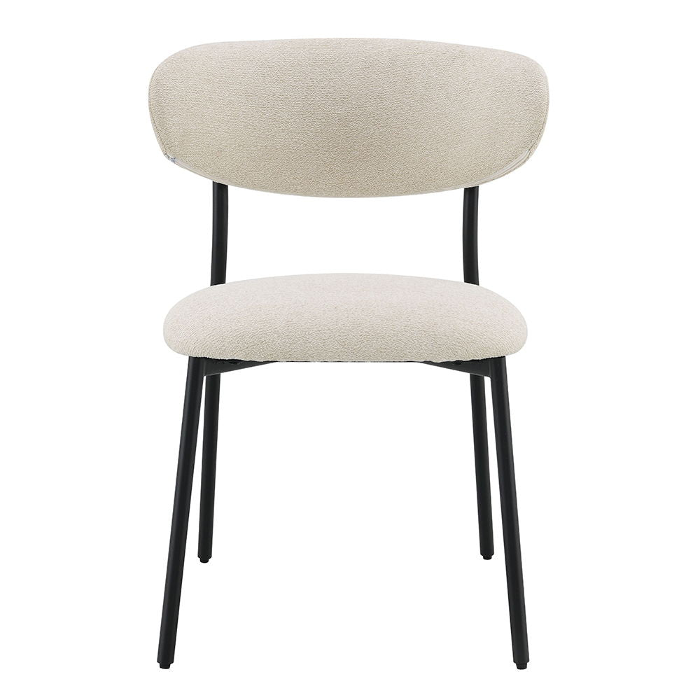 Jirina - Side Chair Set of 2) - Beige Chenille