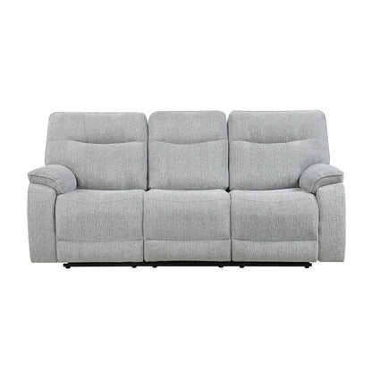 Chablis - Reclining Sofa - Mist Gray