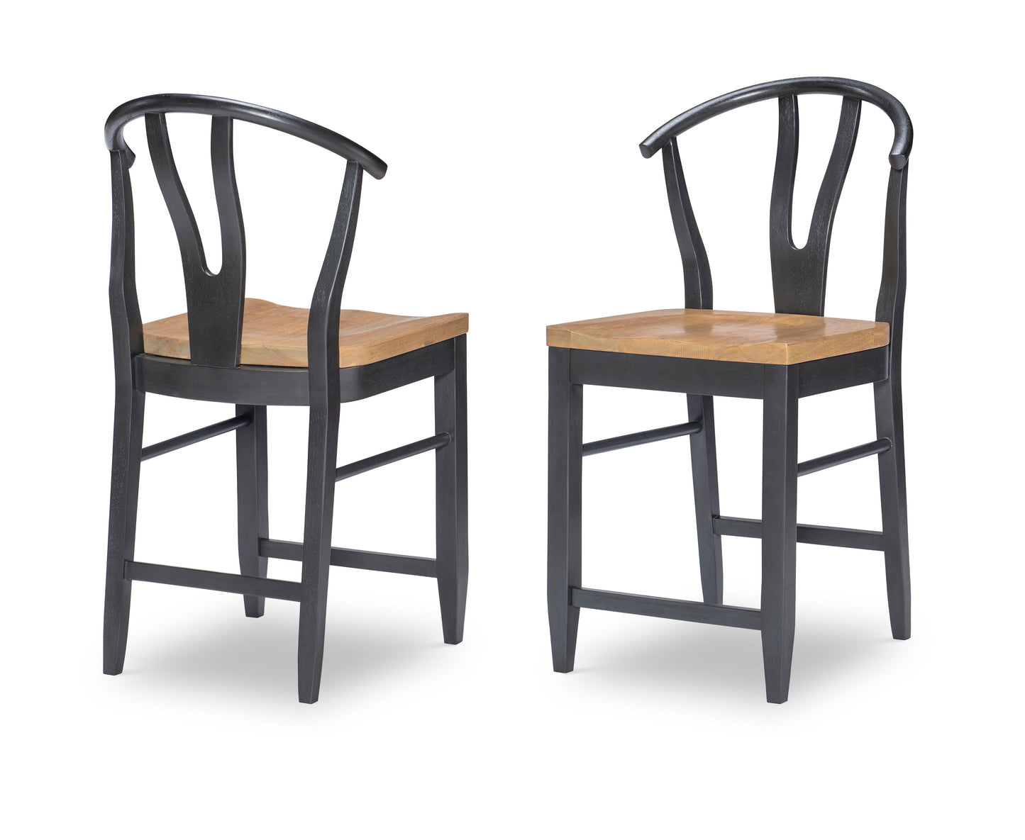 Franklin - Counter Height Chair (Set of 2) - Black