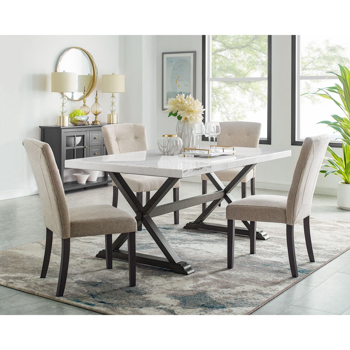 Lexi - Dining Table - White