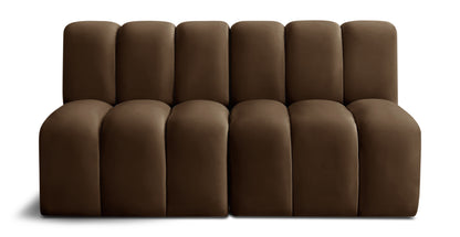 Arc - Velvet 2 Seats Modular Sofa
