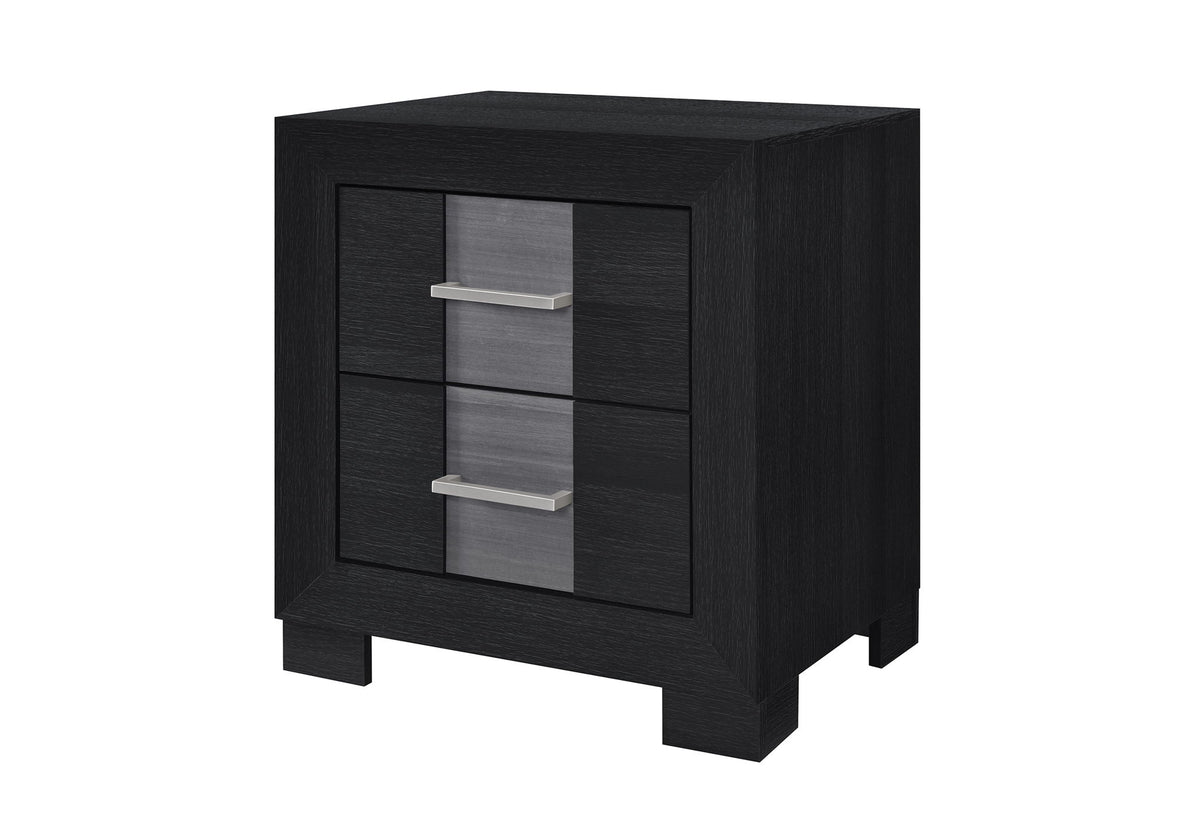 Optimus - Nightstand - Black / Gray