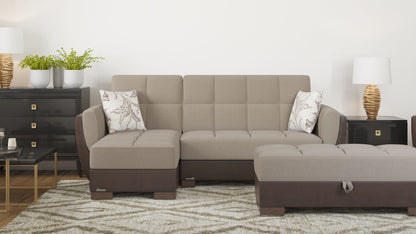 Ottomanson Armada Air - Upholstered Convertible Chaise Lounge With Storage