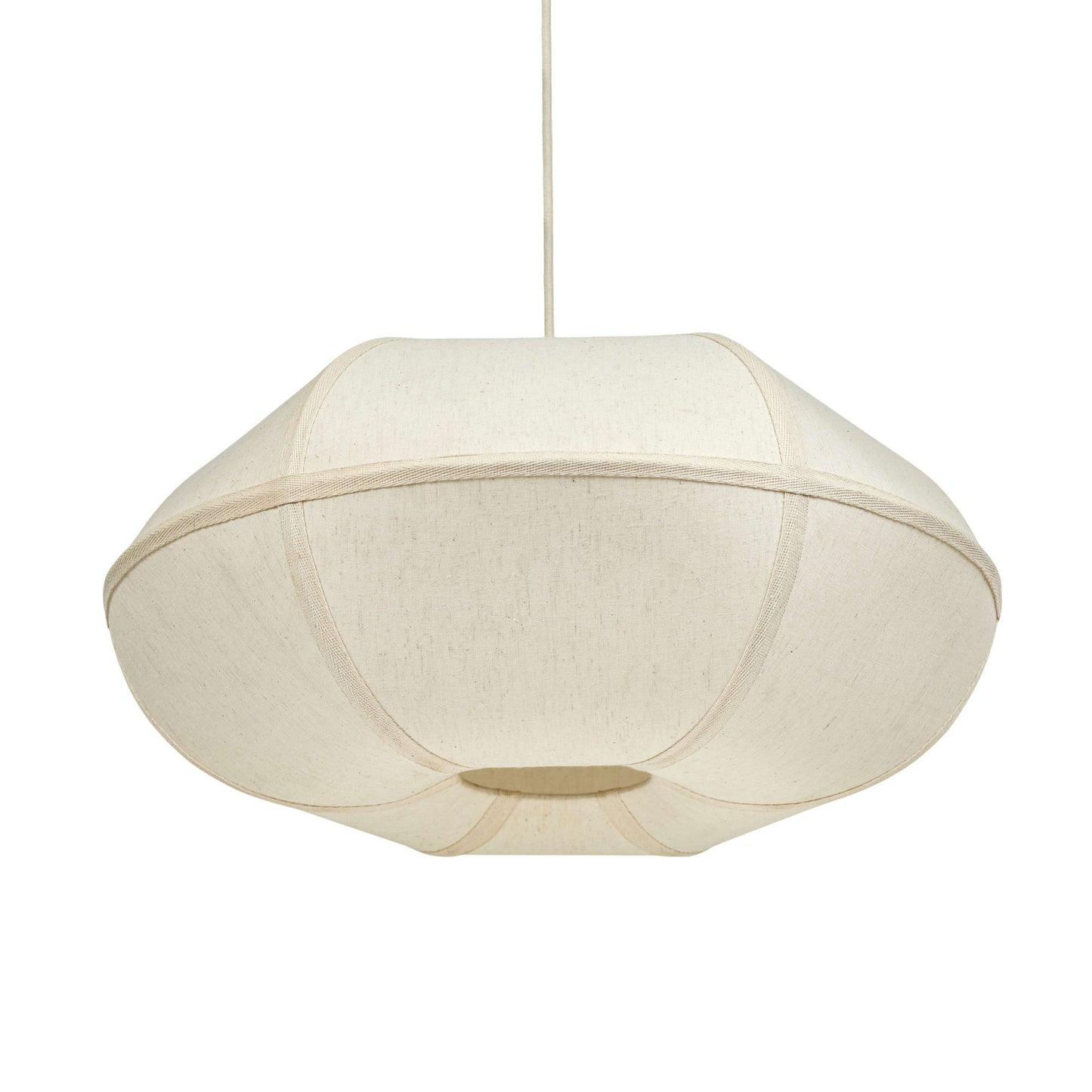 Josephine - Oblong Pendant Lamp - White
