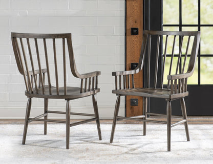 XXX's And OOO's - Windsor Arm Chair (Set of 2)