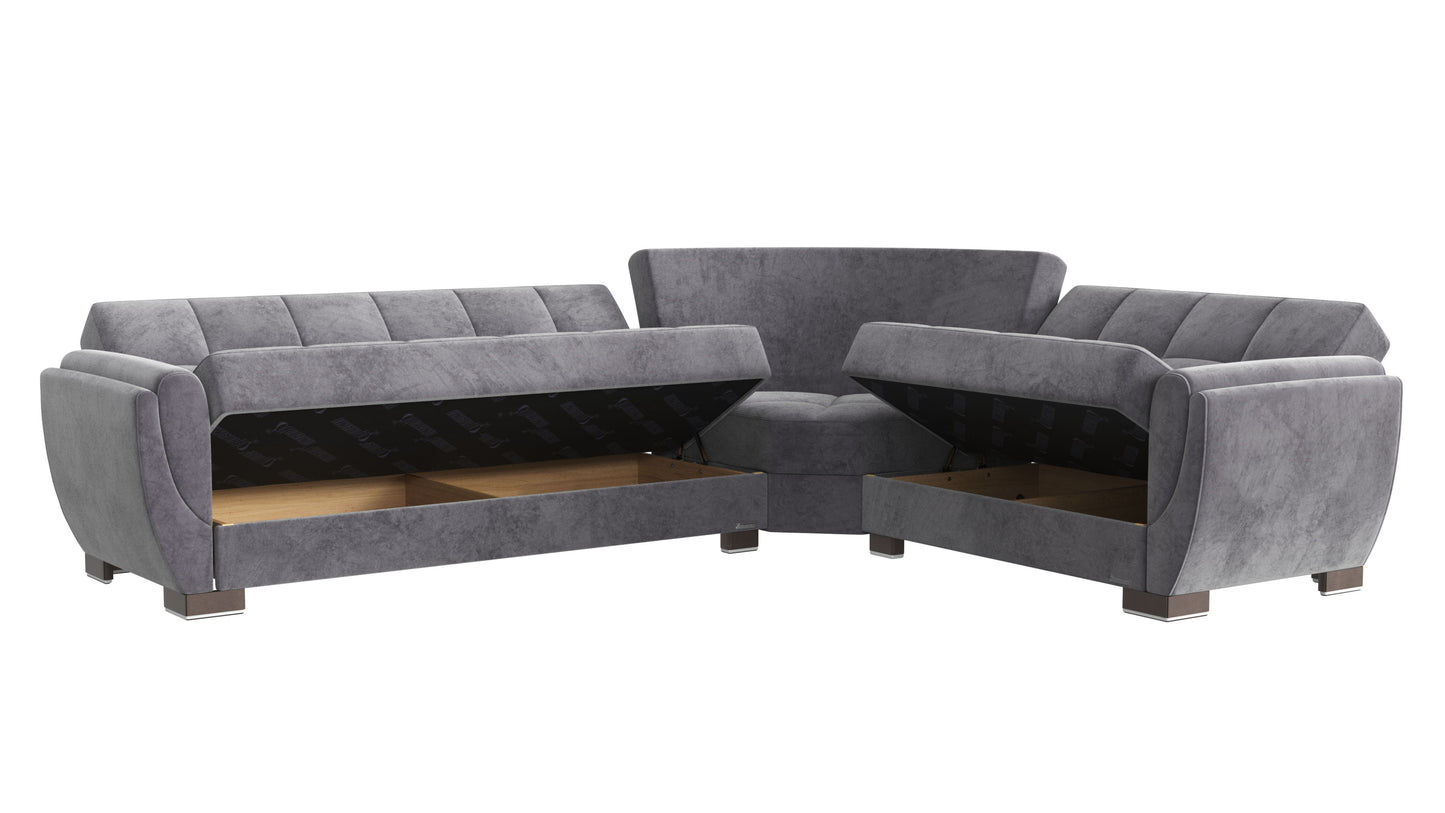 Ottomanson Armada Air - Convertible Sectional With Storage