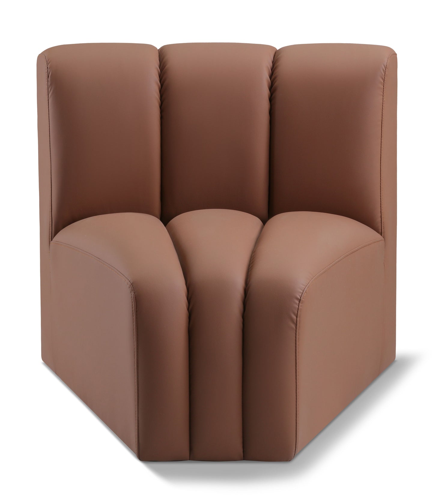 Arc - Faux Leather Curved Corner Chair
