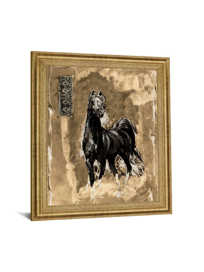 Ebony Grace - 28" x 34" Framed Wall Art - Light Brown