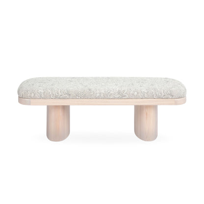 Ollie - Floral Jacquard Bench