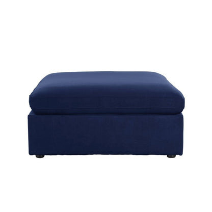 Crosby - Modular Ottoman - Blue Fabric