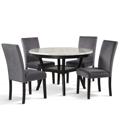 Celeste - Round Dining Table - Espresso