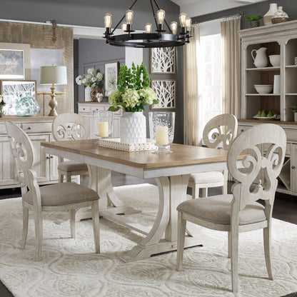 Farmhouse Reimagined - Trestle Table - White